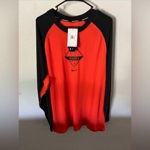 Men's Nike Orange, Black San Francisco Giants Game Authentic Collection Mens 2XL
